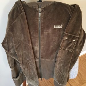 Vintage y2k bcbg velour jacket
